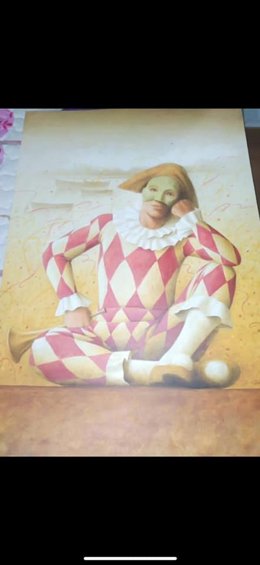 Pantallazo del cartel del Carnaval de Punta Umbría, que fue puesto a la venta en una plataforma de venta online.