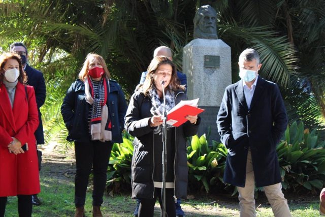Acto en conmemoración del 95 aniversario del fallecimiento de Pablo Iglesias Posse