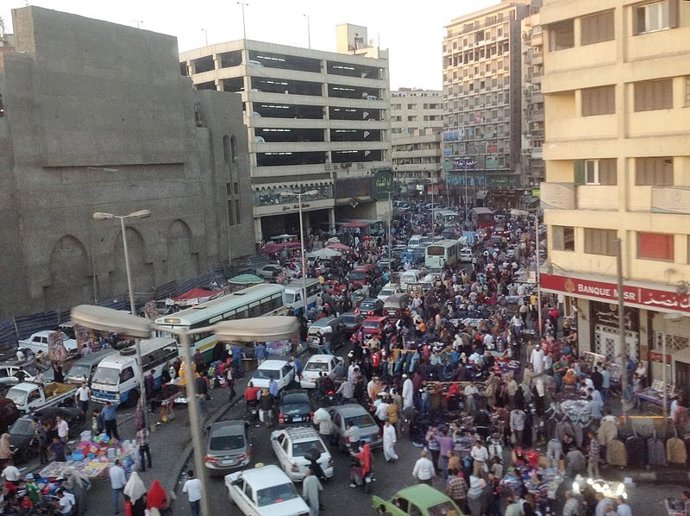 Calle en El Cairo