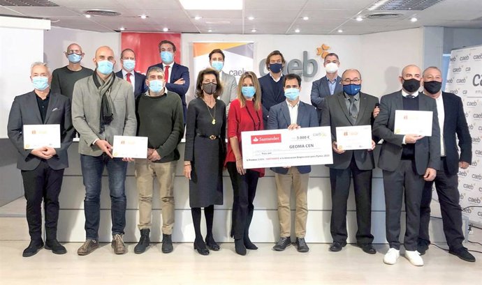 Entrega de los Premios CAEB-Santander a la Innovación Empresarial para Pymes.