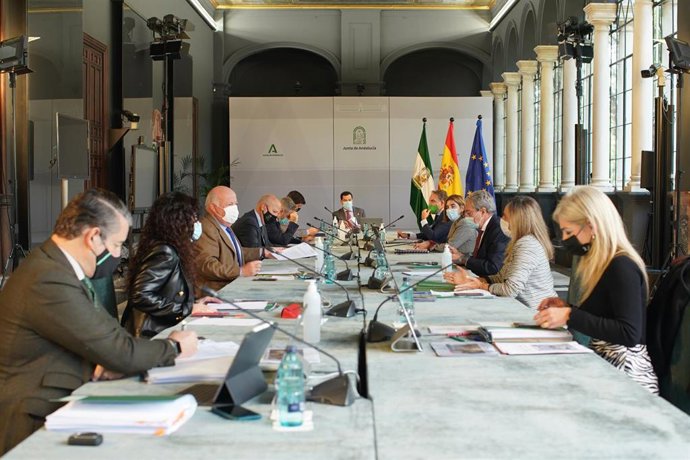 Reunión del Consejo de Gobierno de la Junta de Andalucía.