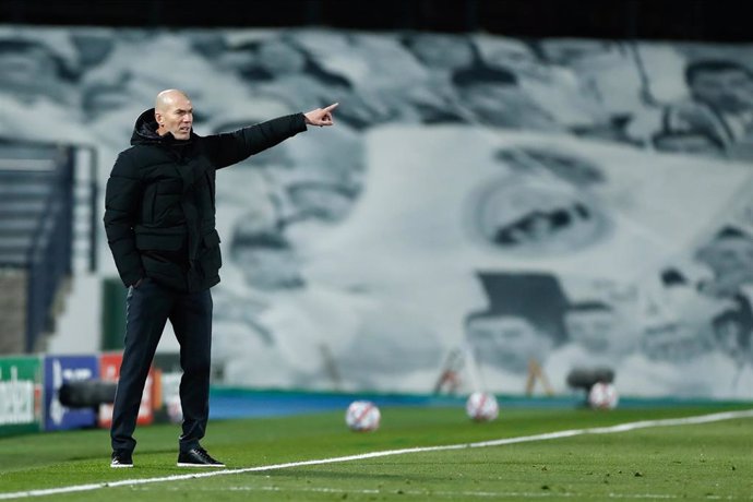 El entrenador del Real Madrid Zinédine Zidane