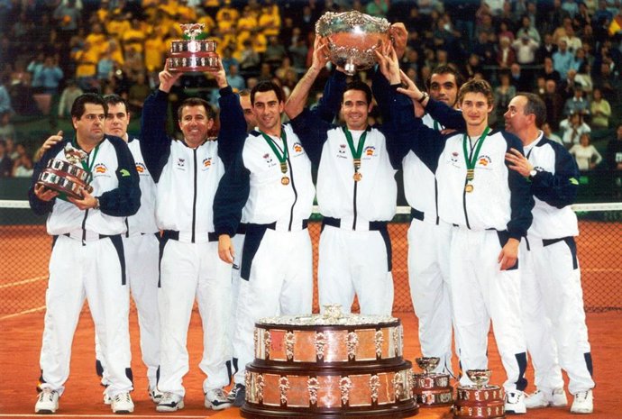 La primera Copa Davis de España