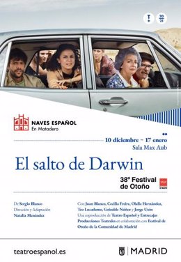 Estreno de El salto de Darwin, de Sergio Blanco, en Naves del Español en Matadero.