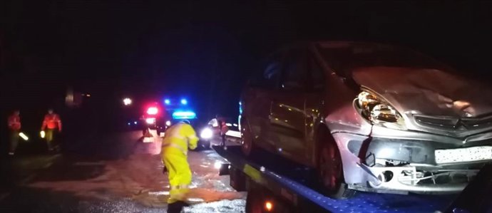 Imagen del accidente.