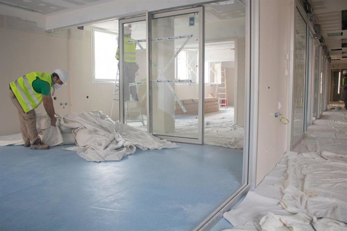 Obra de la UCI del Hospital General del Virgen del Rocío  