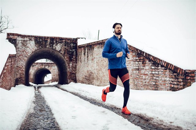 Correr en invierno.