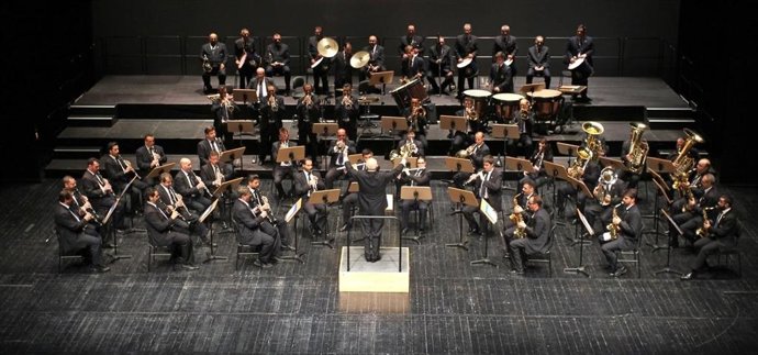 La Banda del Maestro Tejera en un concierto
