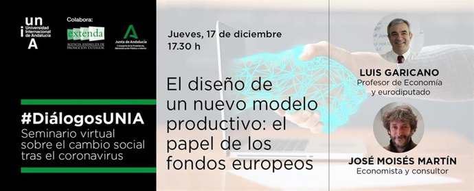 Luis Garicano y José Moisés Martín analizan en la UNIA la estrategia europea para un nuevo modelo productivo