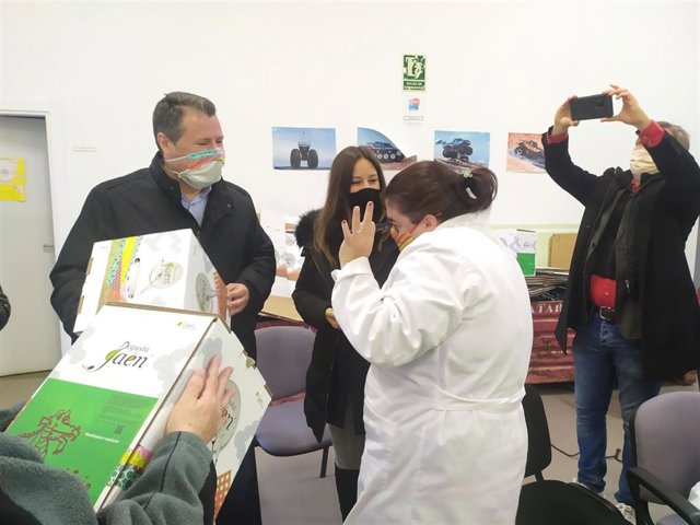 Decoración de las cajas Degusta Jaén