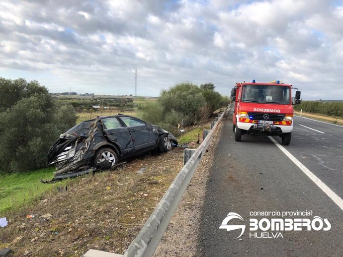 Imagen de un accidente de tráfico.