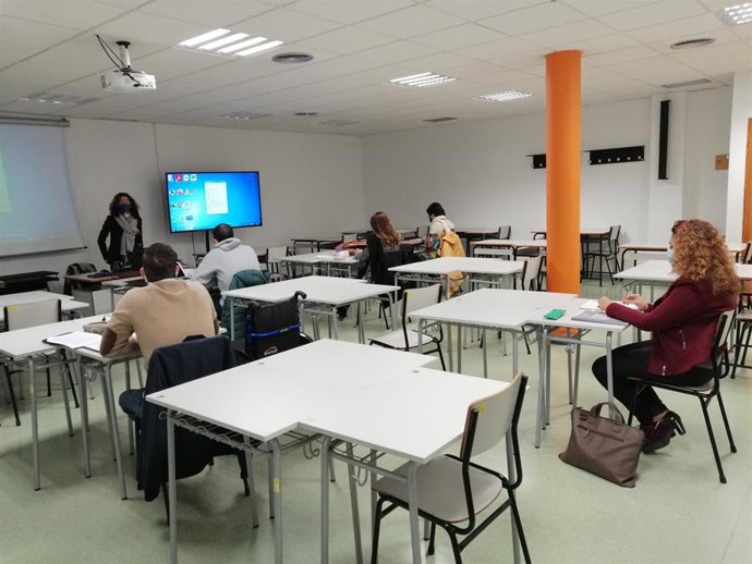 Aula de la UNED de Ciudad Real.