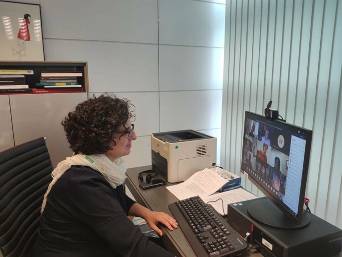 La consejera de Cultura, Berta Piñán