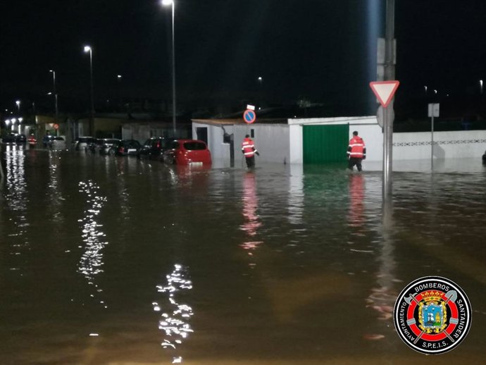 Inundaciones en el barrio Santiago el Mayor