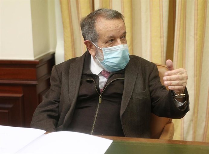 El Defensor del Pueblo en funciones, Francisco Fernández Marugán, preside la Comisión Mixta de Relaciones con el Defensor del Pueblo en el Congreso de los Diputados, en Madrid, (España), a 26 de noviembre de 2020. Fernández utilizará su intervención par