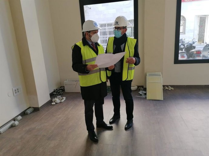 Visita a las obras de la nueva sede judicial de Almúñecar (Granada)