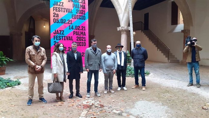 El teniente de alcalde del área de Cultura y Bienestar Social, Antoni Noguera, en la presentación del Festival de Jazz de Palma.