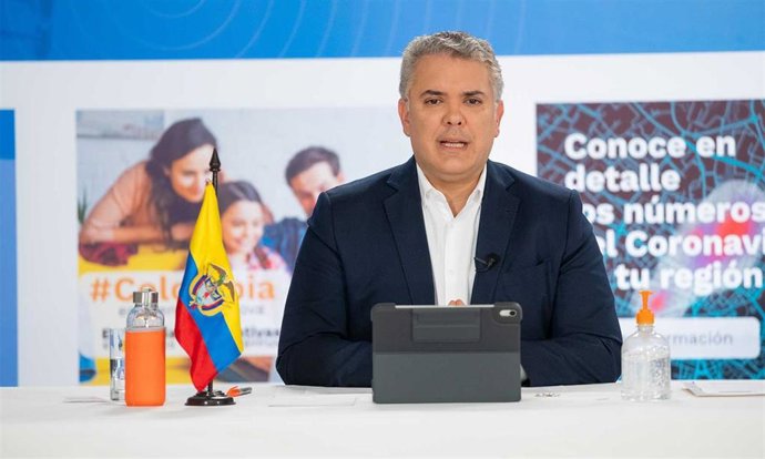 El presidente de Colombia, Iván Duque.