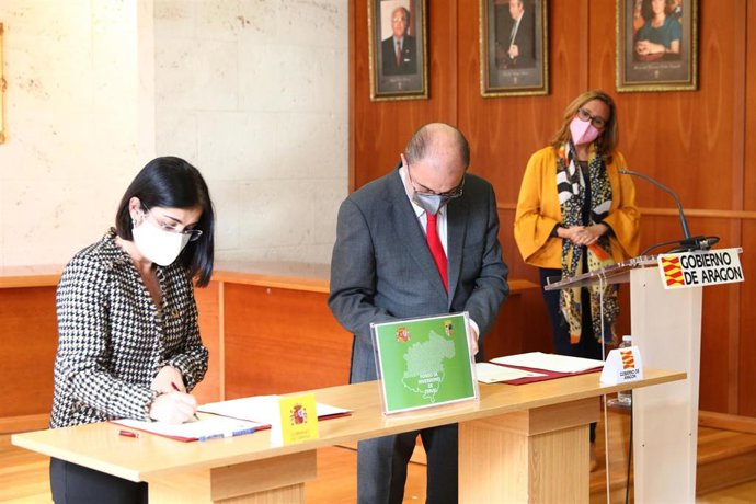 Firma del FITE este jueves en Zaragoza.