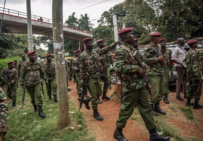 Imagen de archivo de las fuerzas de seguridad de Kenia.