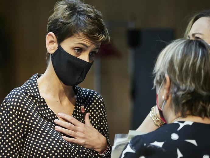 La presidenta del Gobierno de Navarra, María Chivite.