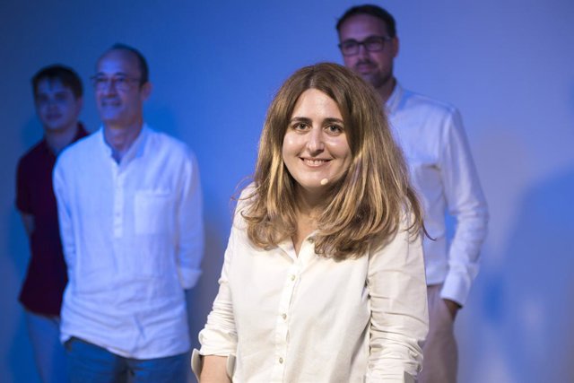 La candidata del PNC a les eleccions catalanes, Marta Pascal. Girona, Catalunya, (Espanya), 27 de juny del 2020.