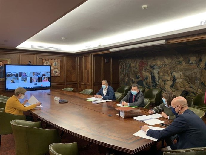 El alcalde de León, José Antonio Diez, preside la Junta de Gobierno Local.