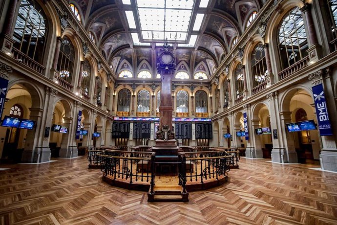 Vista de la Bolsa de Madrid (España)