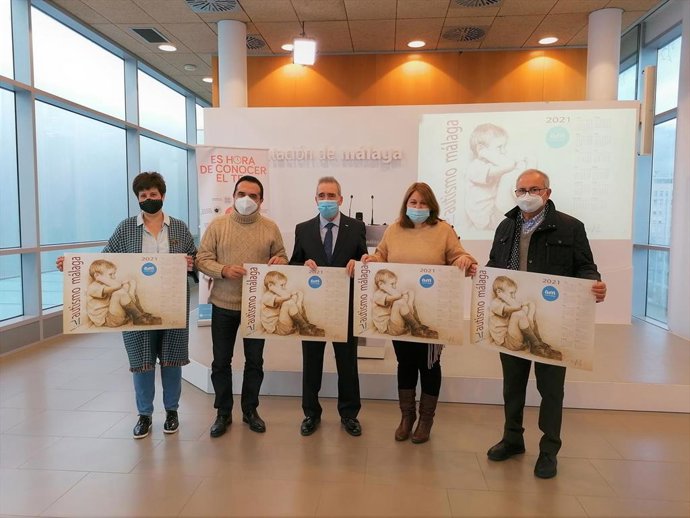Presentación calendario 2021 de la Asociación Autismo Málaga