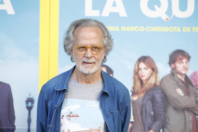 El director Fernando Colomo durante la premiere en Madrid de su película 'Antes de la quema'.