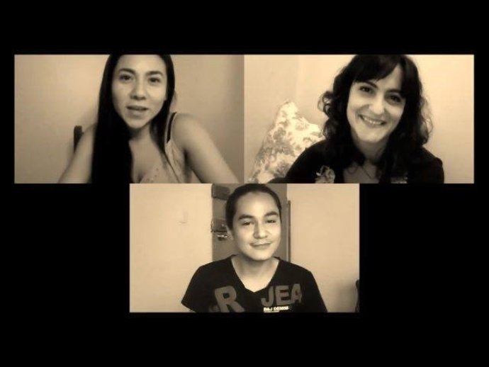 Emily Yacarini, Leticia Narvarte y Luis Cárdenas-Natteri