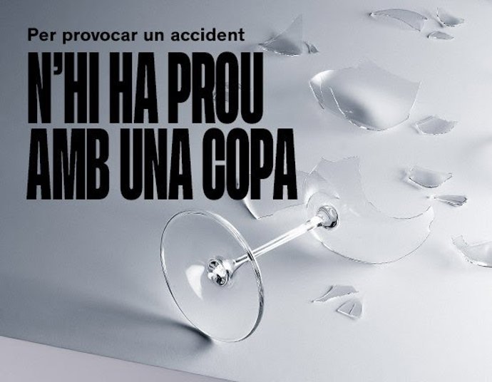 Campaña del Servei Catal de Trnsit (SCT) contra el consumo de alcohol en la conducción