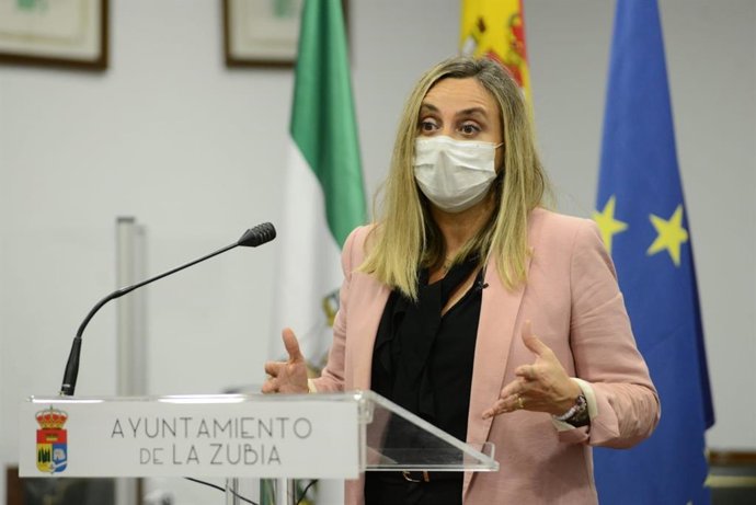 La consejera de Fomento, Infraestructuras y Ordenación del Territorio, Marifrán Carazo