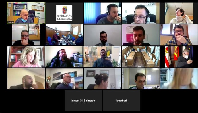 Reunión de la red telemática de Diputación