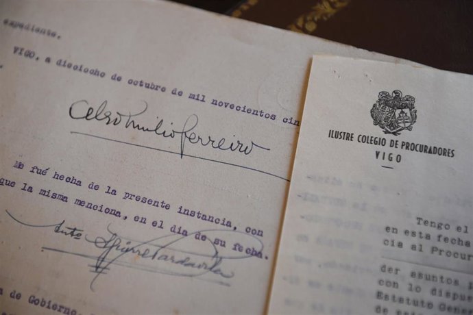 Los documentos inéditos del archivo incluyen cartas de Celso Emilio Ferreiro