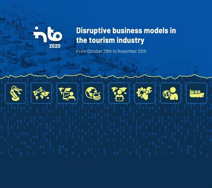 Cartel promocional de la décimoquinta edición del Seminario Internacional de Innovación y Turismo (INTO).