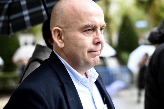 El abogado Gonzalo Boye, a su llegada a la Audiencia Nacional, cuando fue citado por la juez María Tardón, por un presunto delito de blanqueo