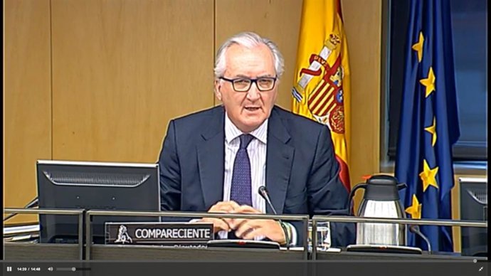 El subsecretario del Ministerio de Agricultura, Pesca y Alimentación, Luis Álvarez-Ossorio, en la Comisión de Agricultura y Pesca del Congreso de los Diputados