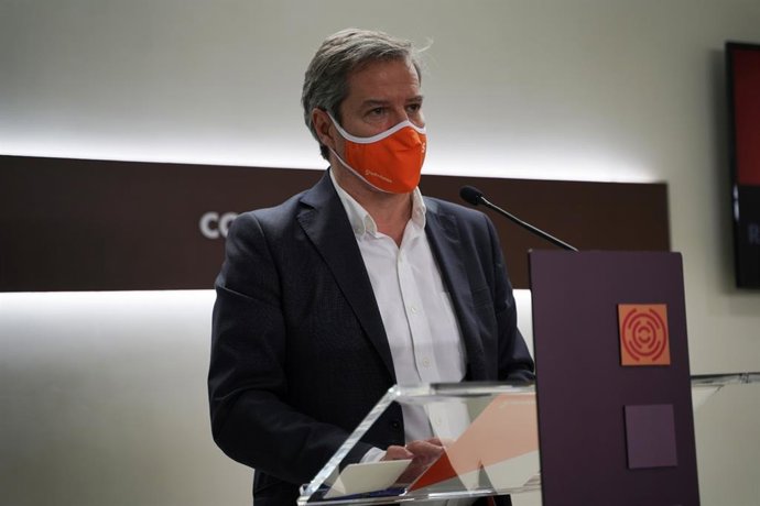 El portavoz de Ciudadanos en las Cortes de Aragón, Daniel Pérez.