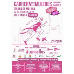 Cartel de la VIII Carrera por las Mujeres Contra el Cáncer