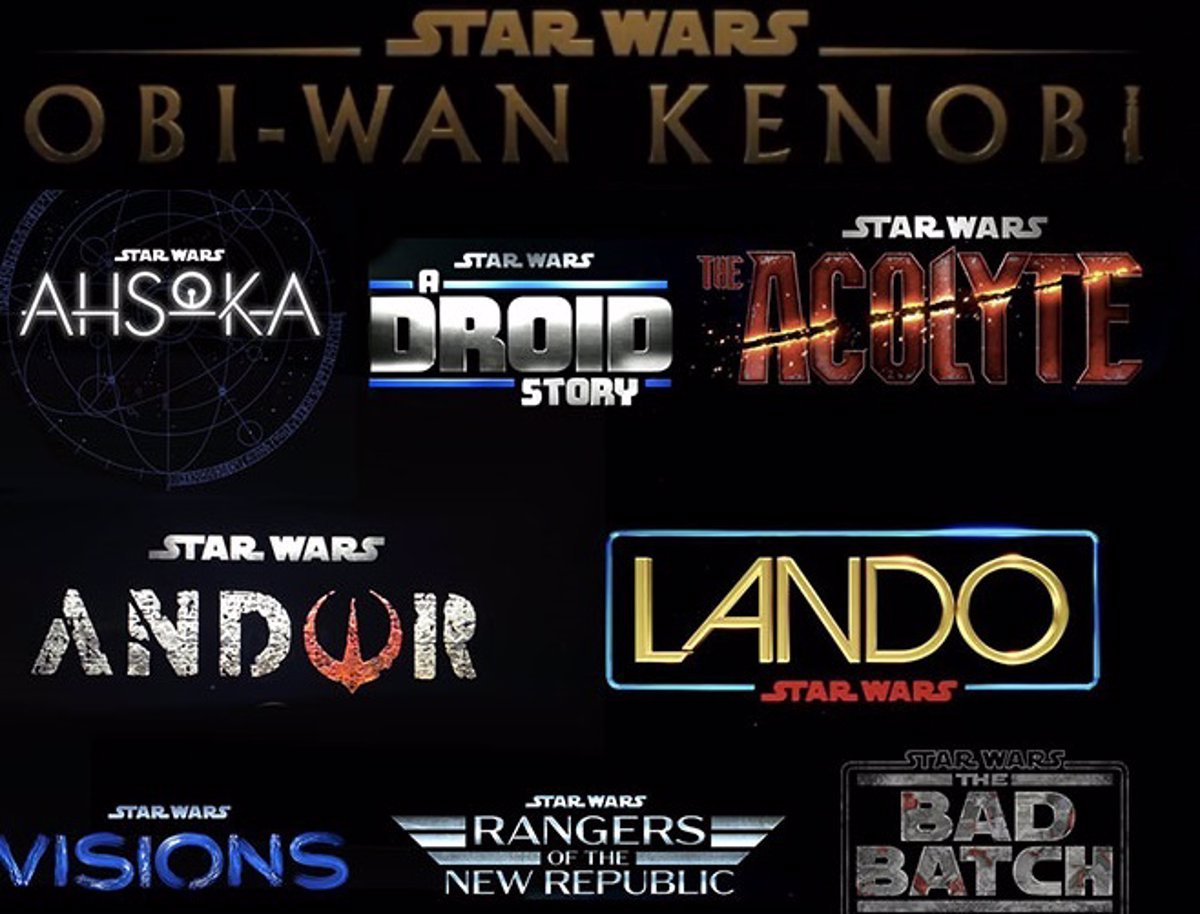 Estas son las 10 series de Star Wars que estrenará Disney+