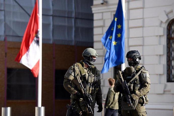 Policía en Viena, Austria
