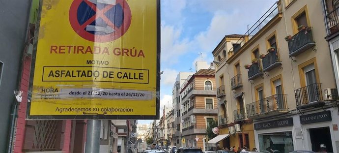 Obras en la calle Virgen del Valle