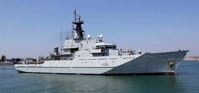 HMS Tyne, patruller de la marina britnica