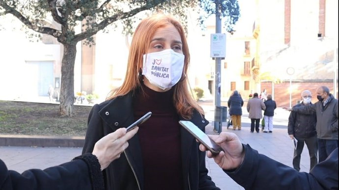La líder de los comuns en el Parlament, Jéssica Albiach