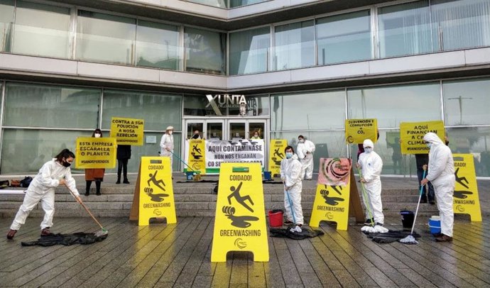 Protesta de Rebelión polo Clima