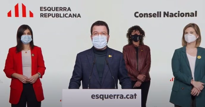 El vicepresident de la Generalitat i coordinador nacional d'ERC, Pere Aragons