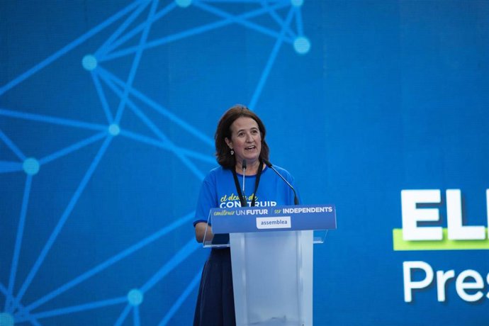 La presidenta de la Asamblea Nacional Catalana (ANC), Elisenda Paluzie.