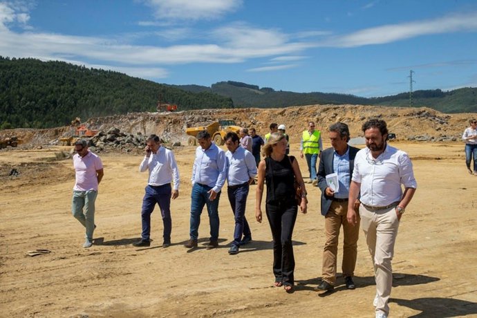 Visita a las obras de la segunda fase del polígono de El Vallegón
