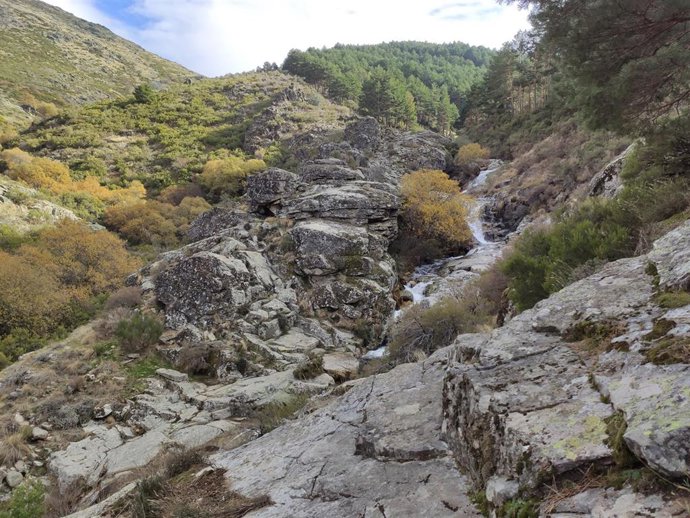 Garganta del Oso en la Sierra de Béjar de Salamanca.